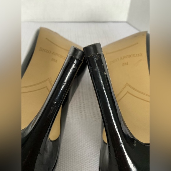 Enzo Angiolini Black Patent Leather Stiletto Heels - Picture 12 of 12